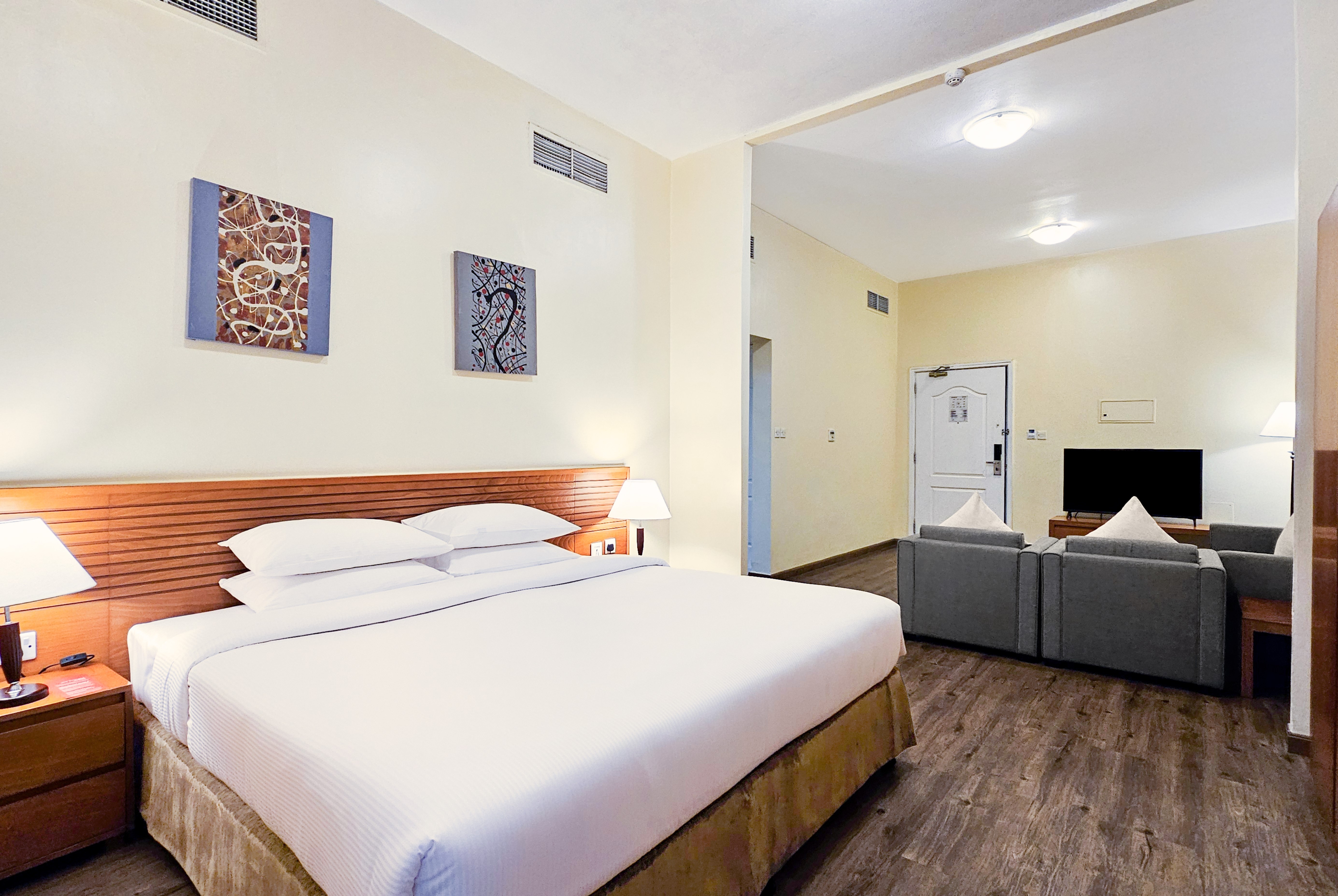 Guest room at the Ramada Hotel & Suites by Wyndham Ajman in Ajman, Other than US/Canada